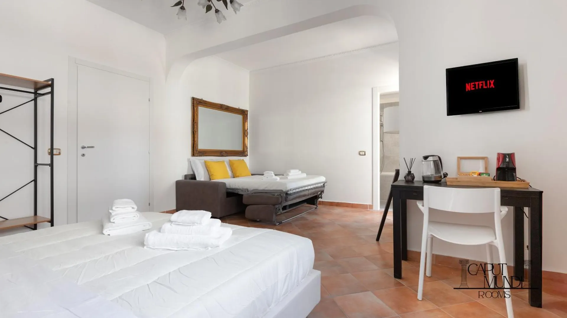 Caput Mundi Rooms - 100Mt To Metro A, Terrace, A-C, 15 Min To Center روما بيت ضيافة