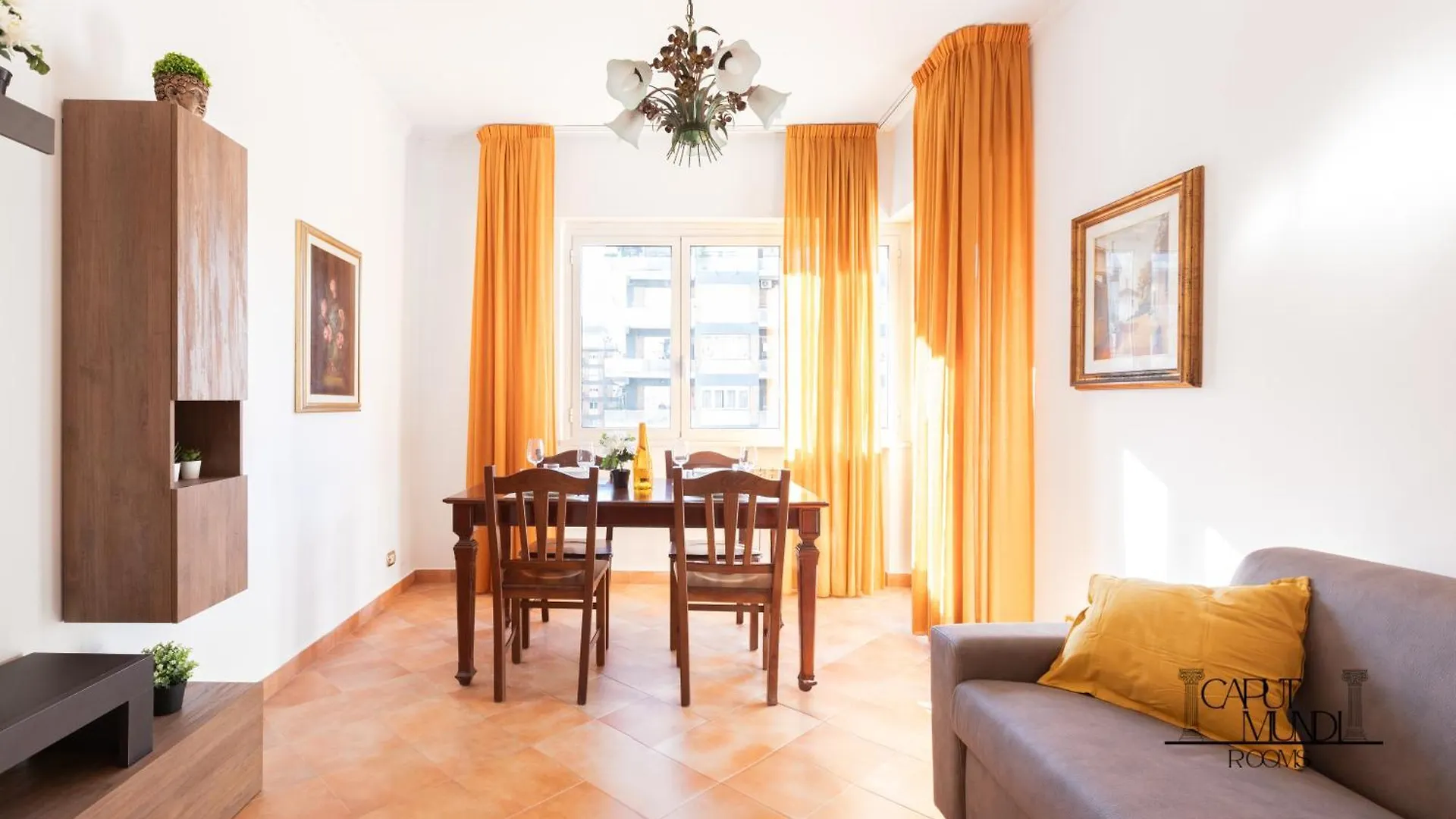 Caput Mundi Rooms - 100Mt To Metro A, Terrace, A-C, 15 Min To Center Roma 0*,
